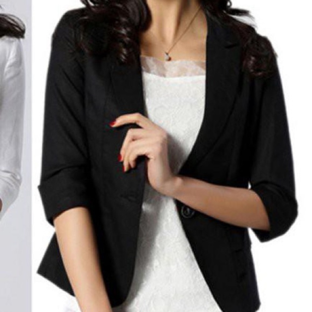 Joan Rivers Black chic  blazer